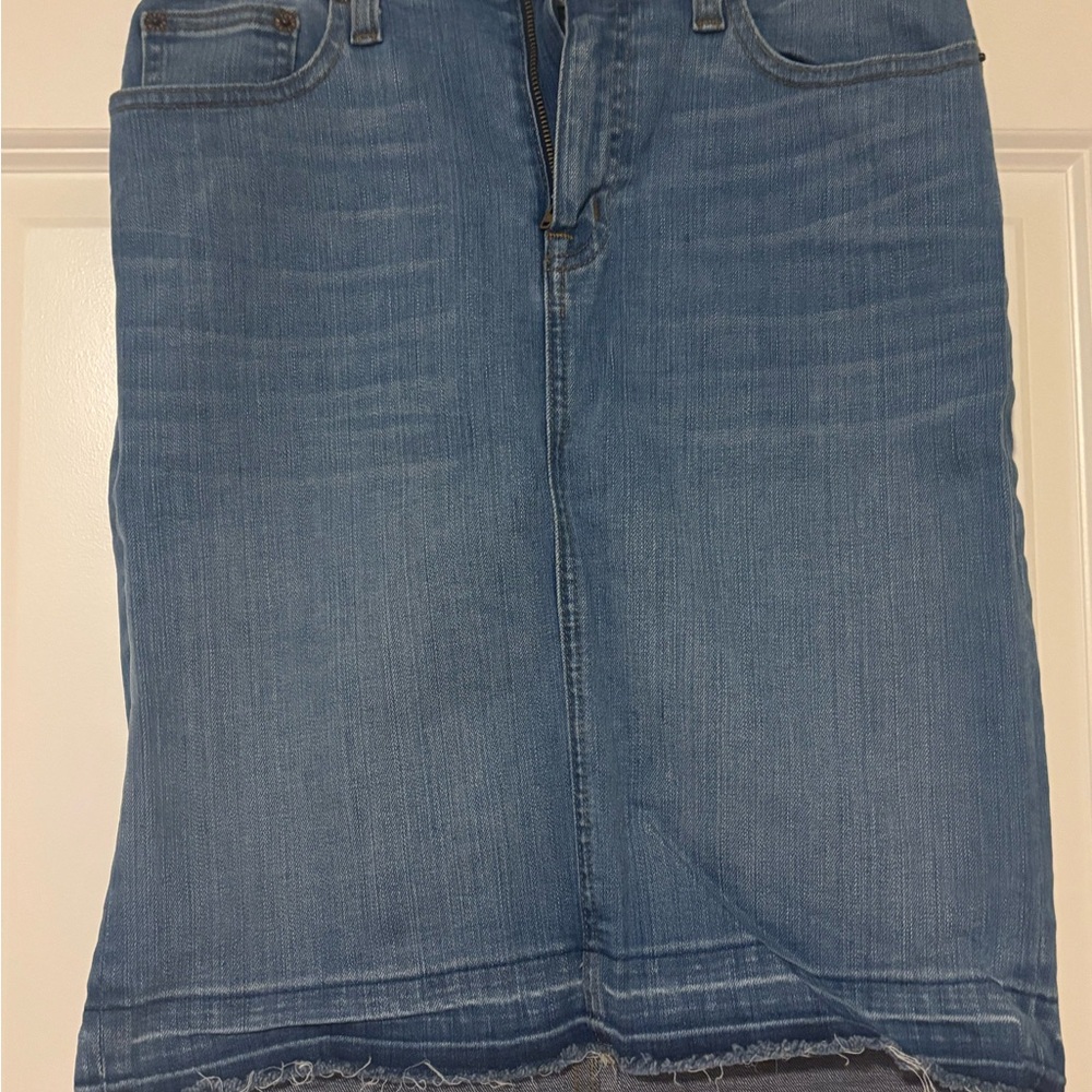 J. Crew Blue Denim Skirt